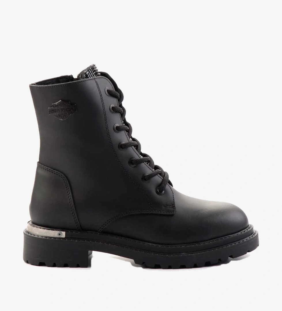 Black Hakiki Deri Kadın Bot & Bootie HD0777004203