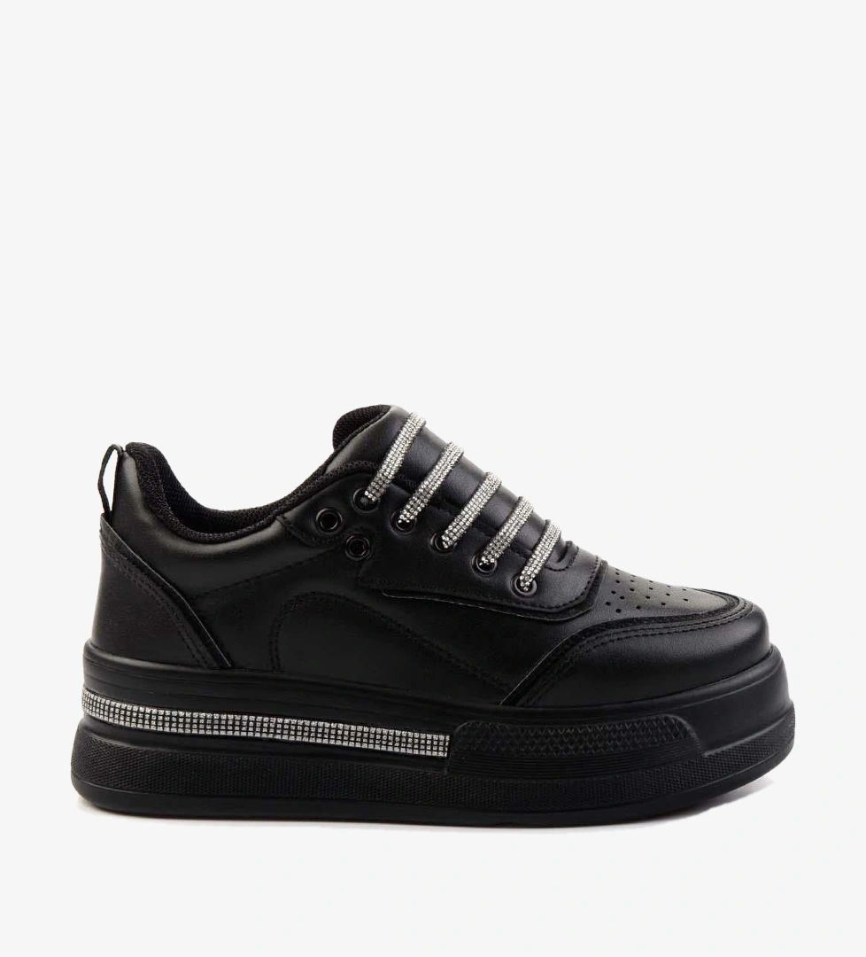 Siyah Kadın Sneaker K01027031909