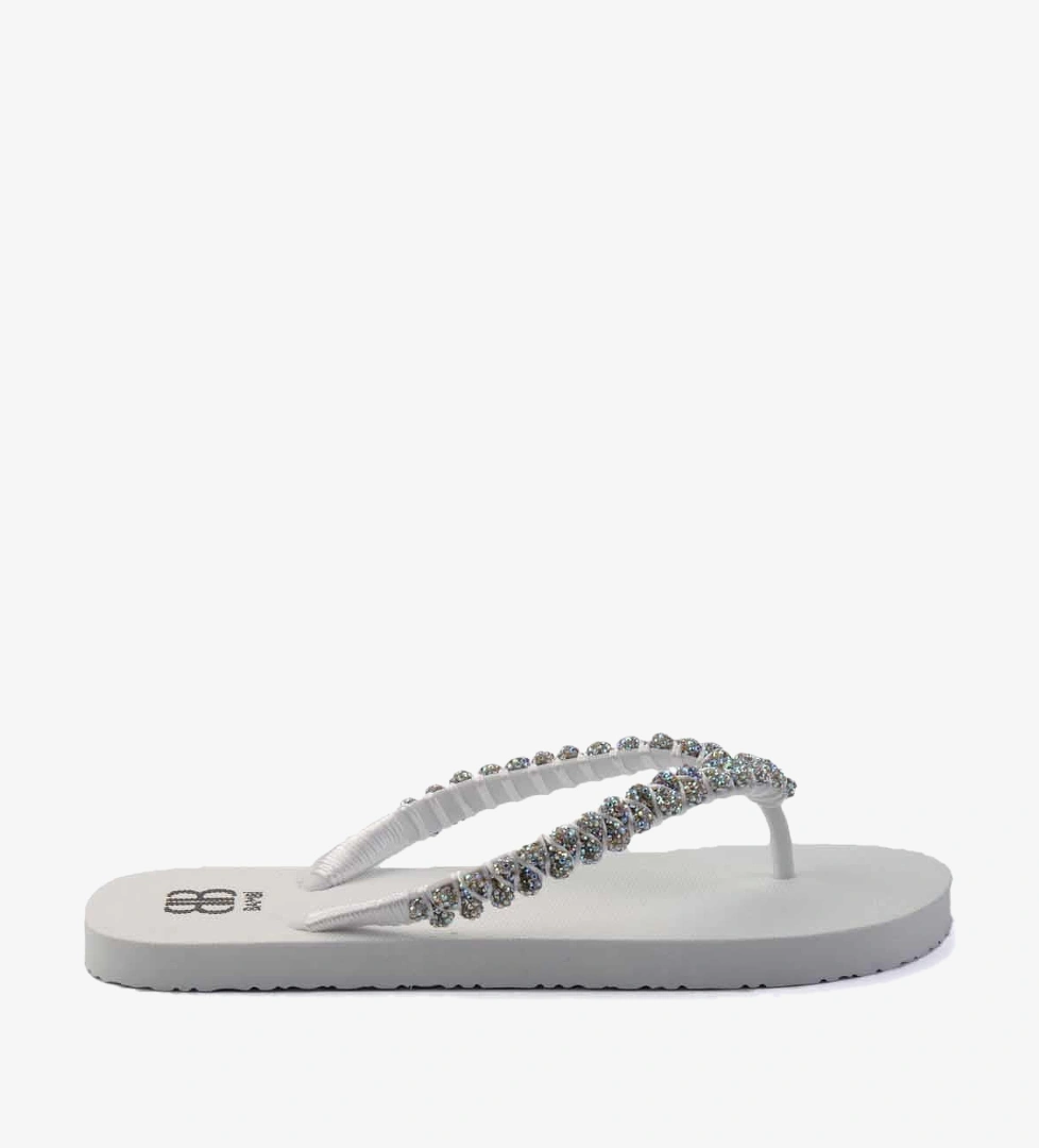 Bambi̇ Gül Bambi̇ Terlik Beyaz Kadın K04376000459