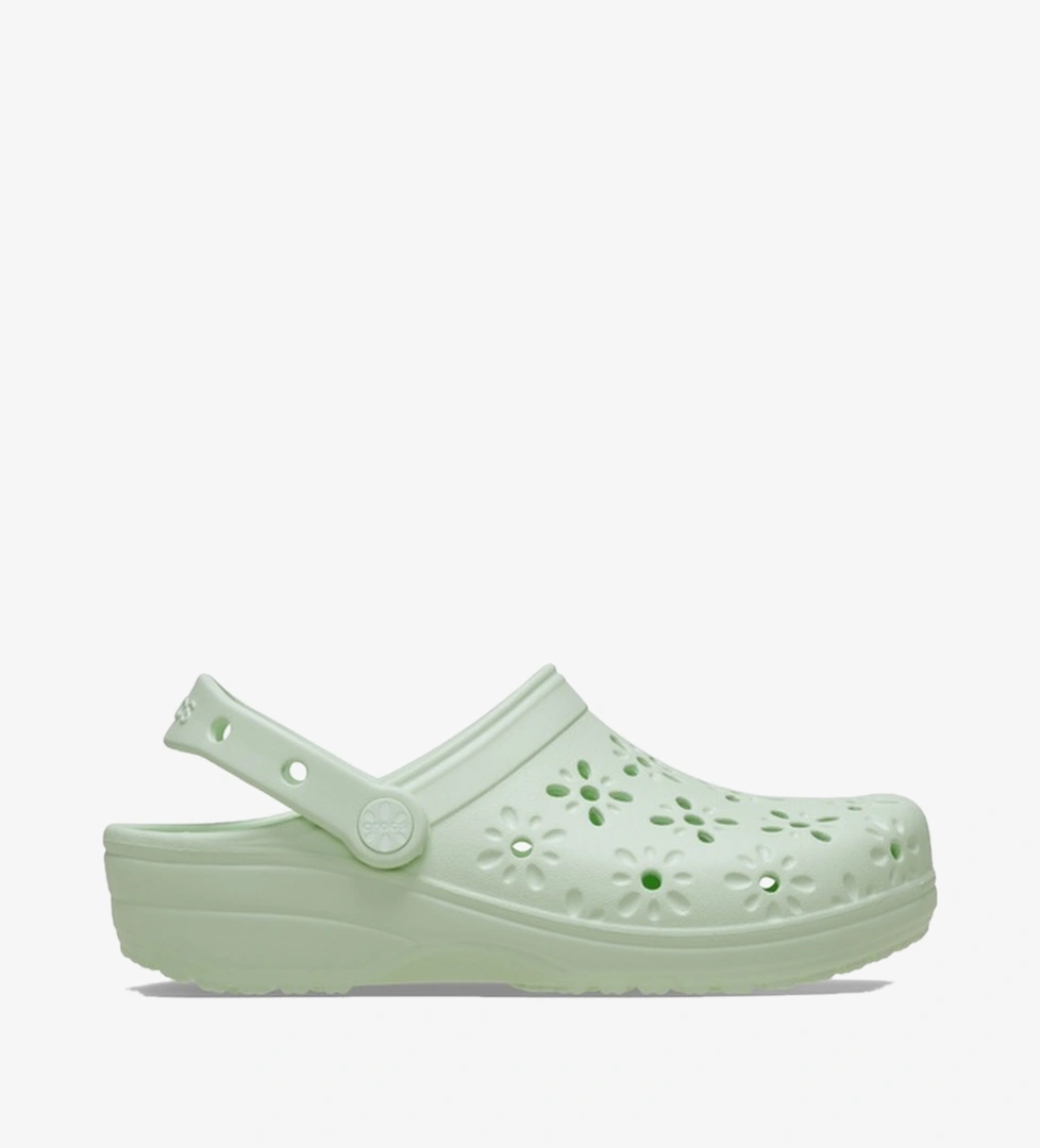 Crocs Classic Floral Cut Out Clog Terlik