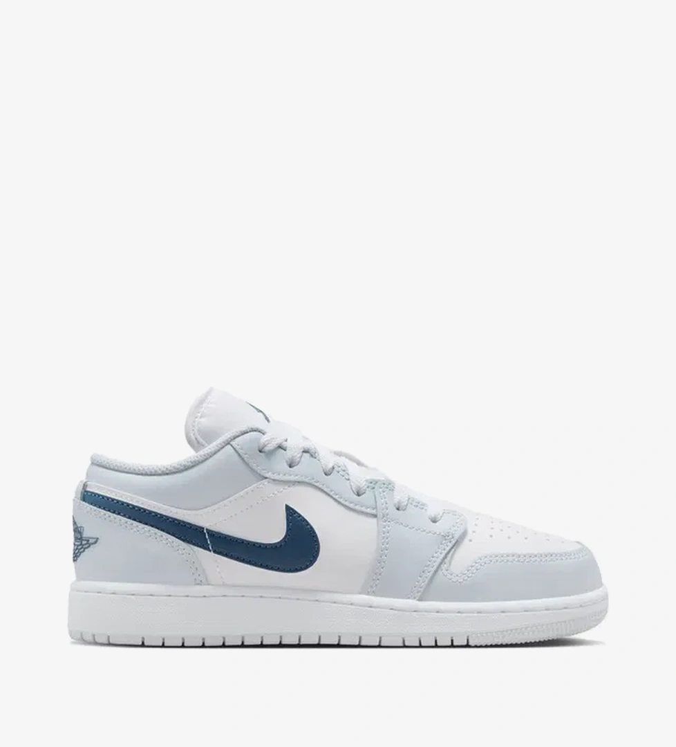 Nike Nike Beyaz Air Jordan 1 Low SS25 (GS) Spor Ayakkabı Çocuk Ayakkabıları | Barçın Beyaz - 1. görsel