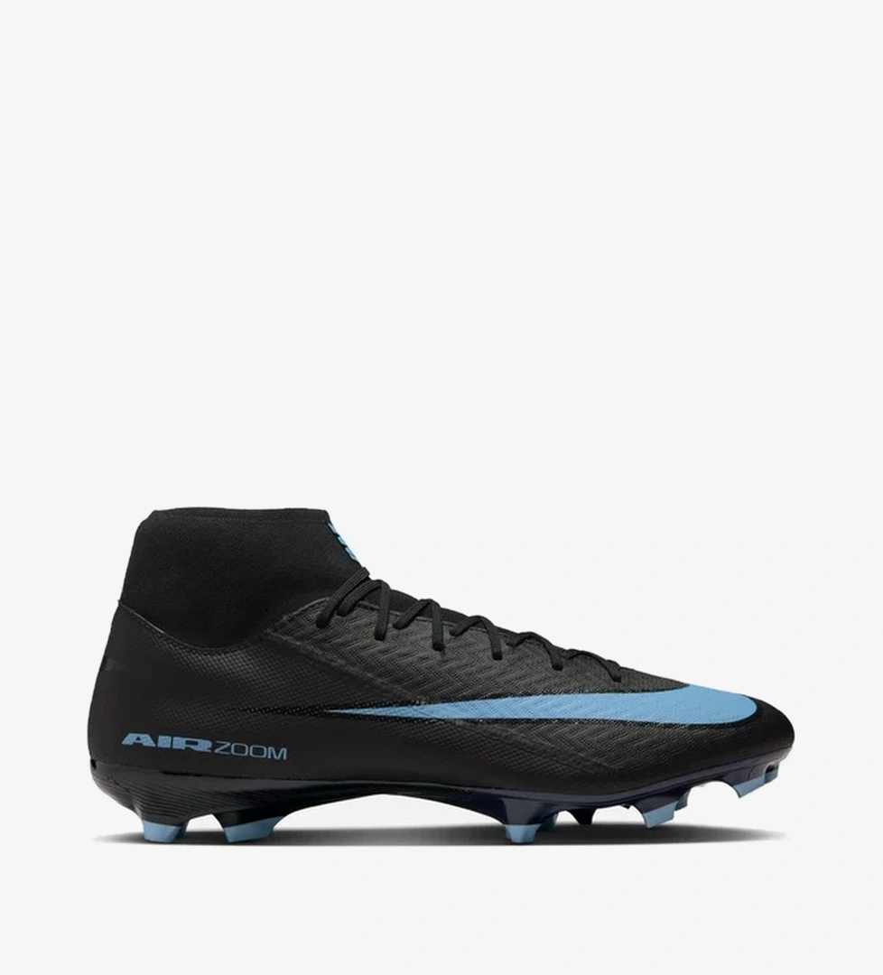 Nike Nike Siyah Mercurial Zoom Superfly 10 Academy FG/MG Multi Ground High-Top Erkek Krampon Barçın'da! Siyah - 1. görsel