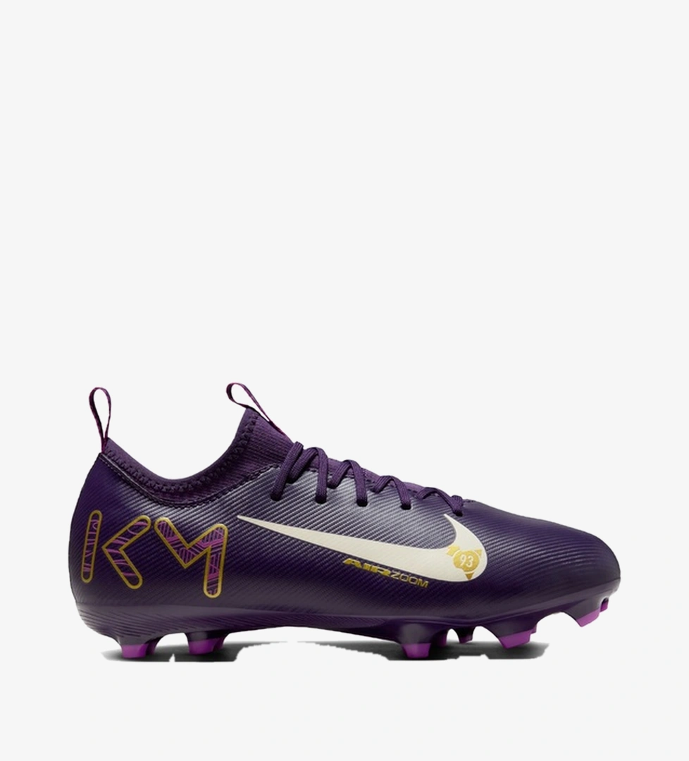 Nike Nike Mor Jr. Mercurial Vapor 16 Academy 'Kylian Mbappé' FG/MG Multi-Ground High-Top Çocuk Krampon Barçın'da! Mor - 1. görsel