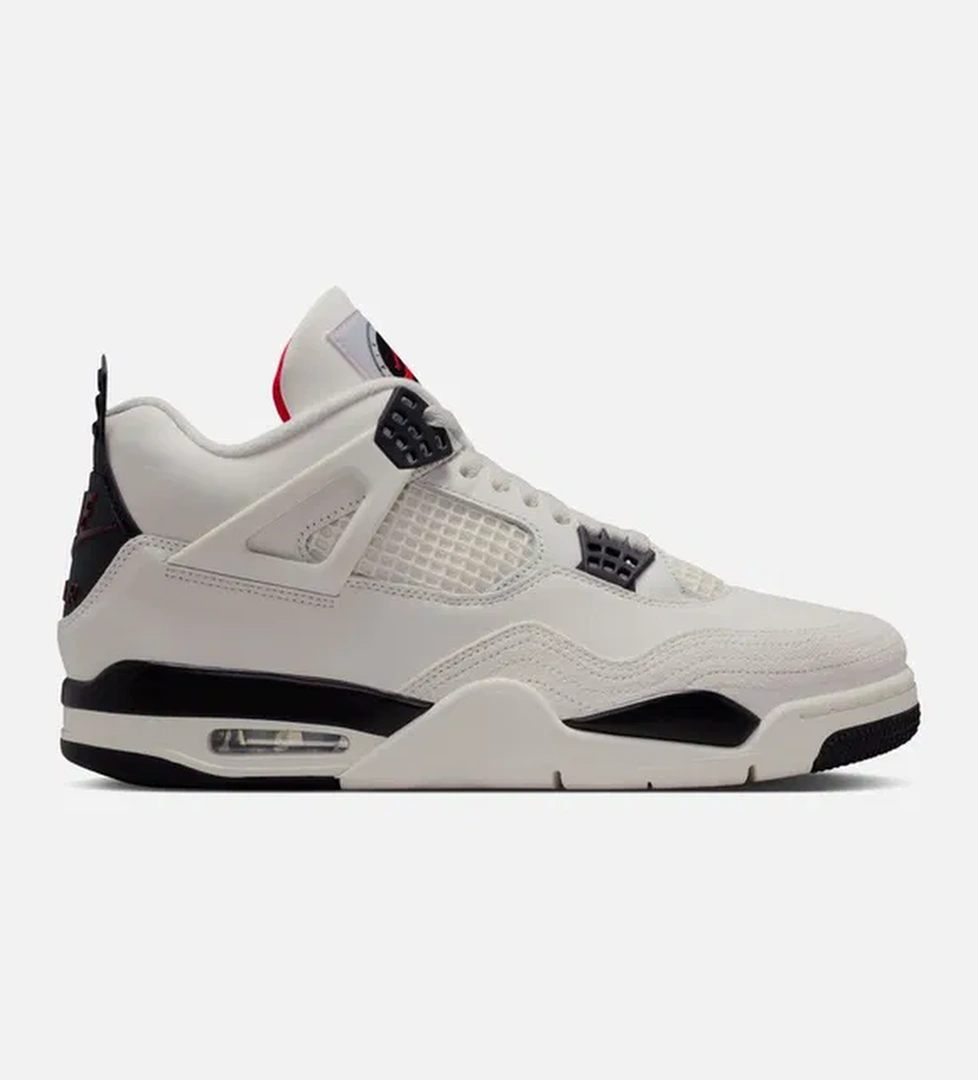 Nike Nike Gri Air Jordan 4 Retro Og Fc Erkek Spor Ayakkabı Sneaker | Barçın Gri - 1. görsel