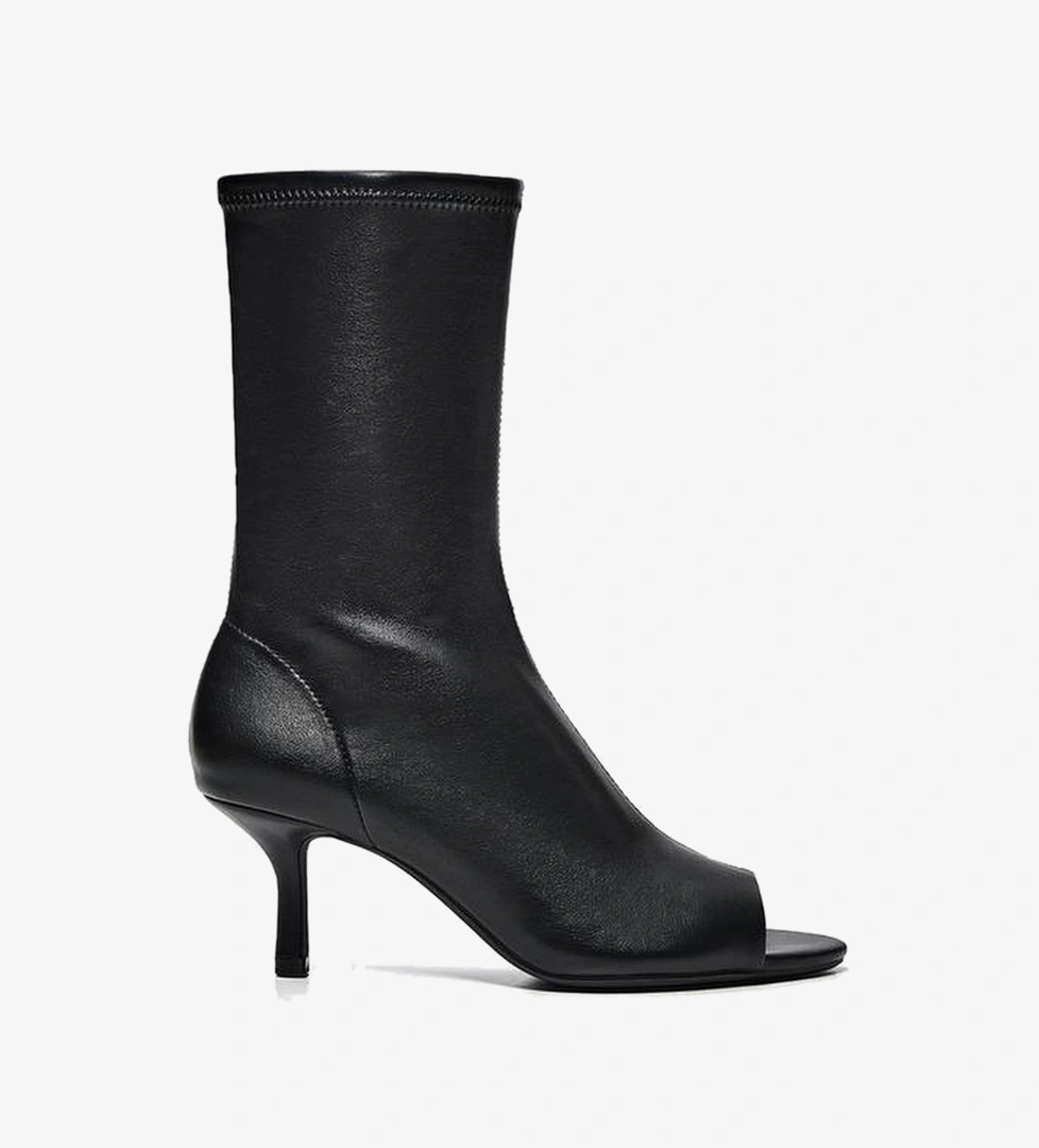 Peep Toe Topuklu Bot