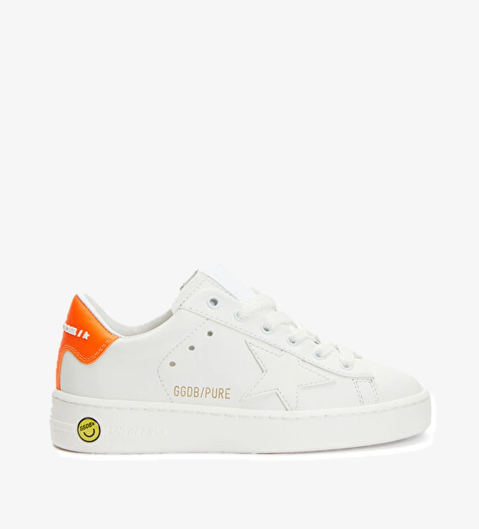 Golden Goose Pure Turuncu Beyaz Unisex Çocuk Ayakkabı model görseli