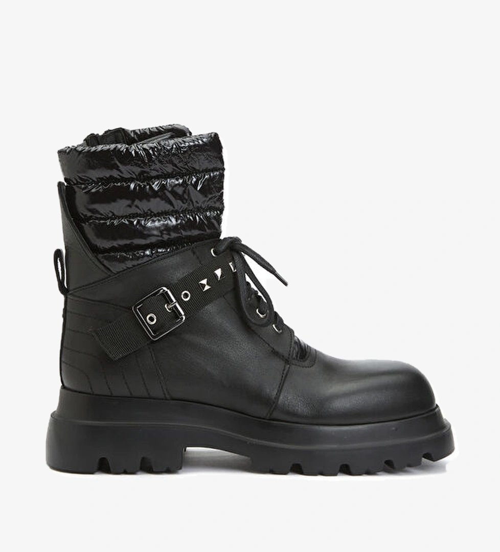 Divarese Divarese Siyah Kadın Deri Bot | Beymen Siyah - 1. görsel