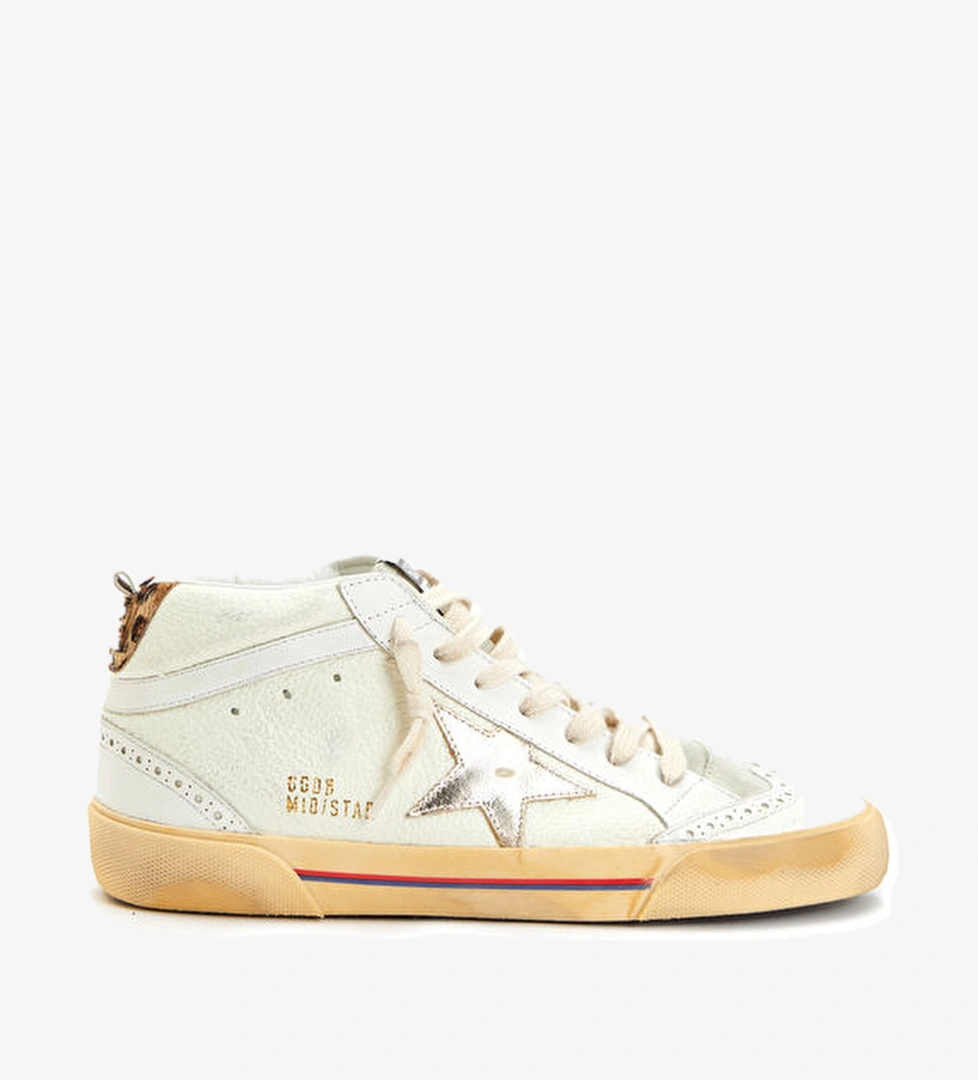 Golden Goose Super Star Beyaz Kadın Deri Sneaker model görseli