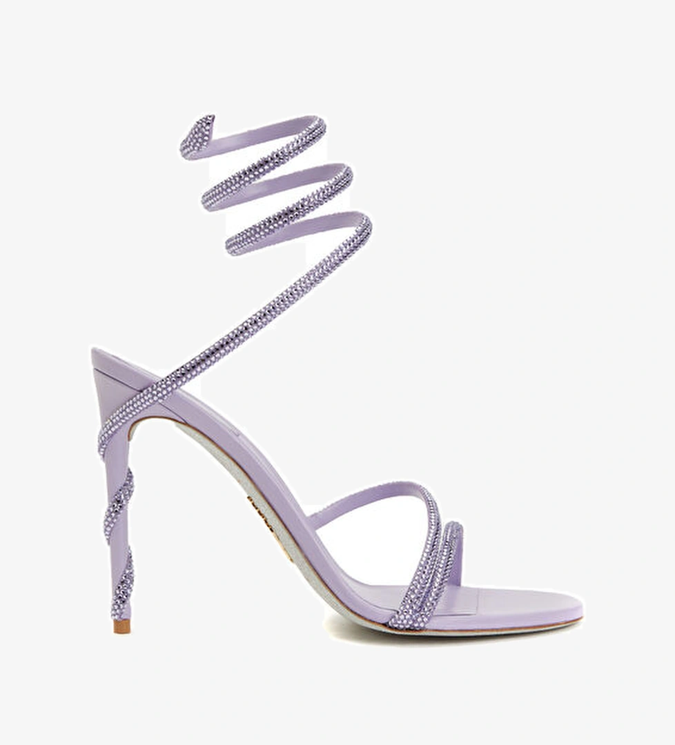 Margot Lila Topuklu Sandalet - Görsel 1