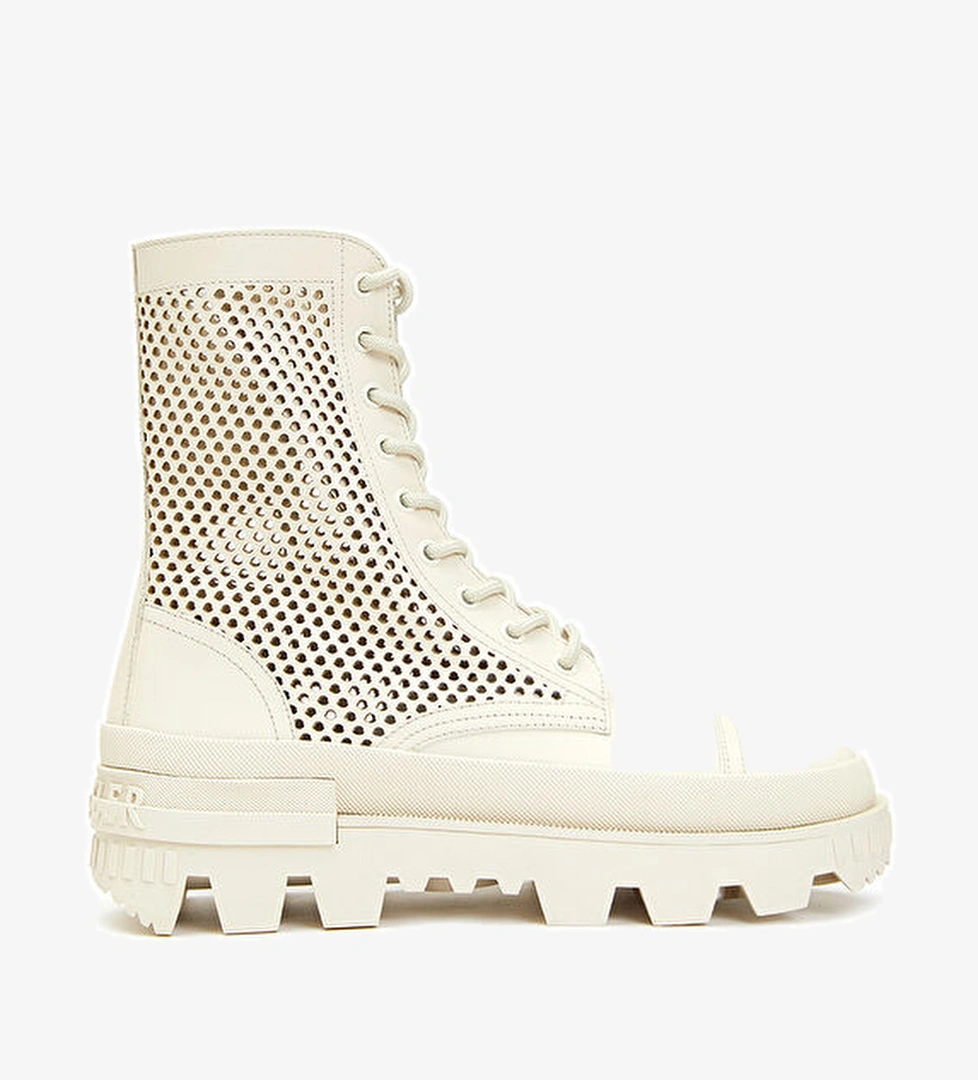 Carinne Beyaz Kadın Deri Bot - Görsel 1