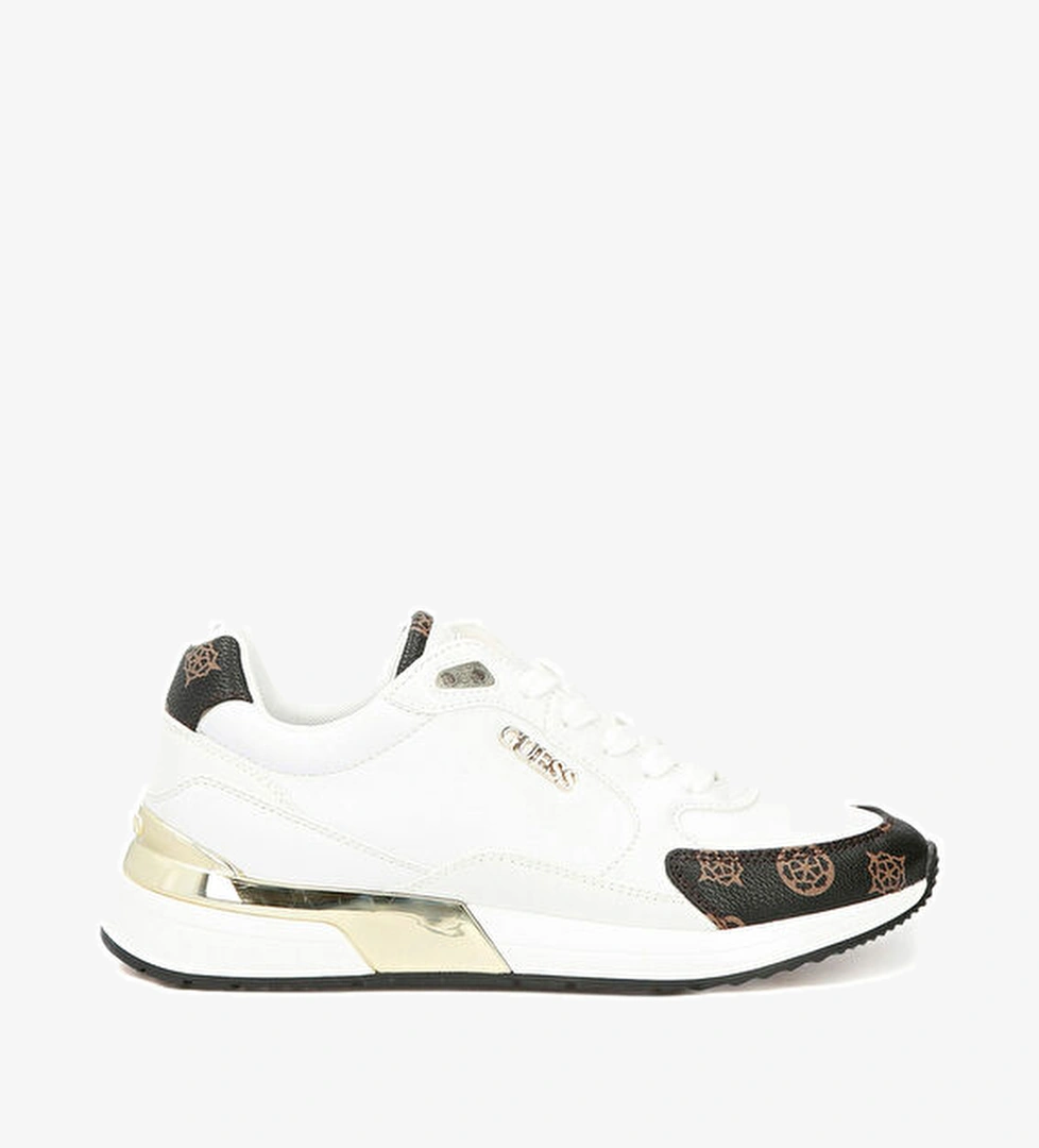 Siyah Logo Detaylı Kadın Sneaker - Görsel 1