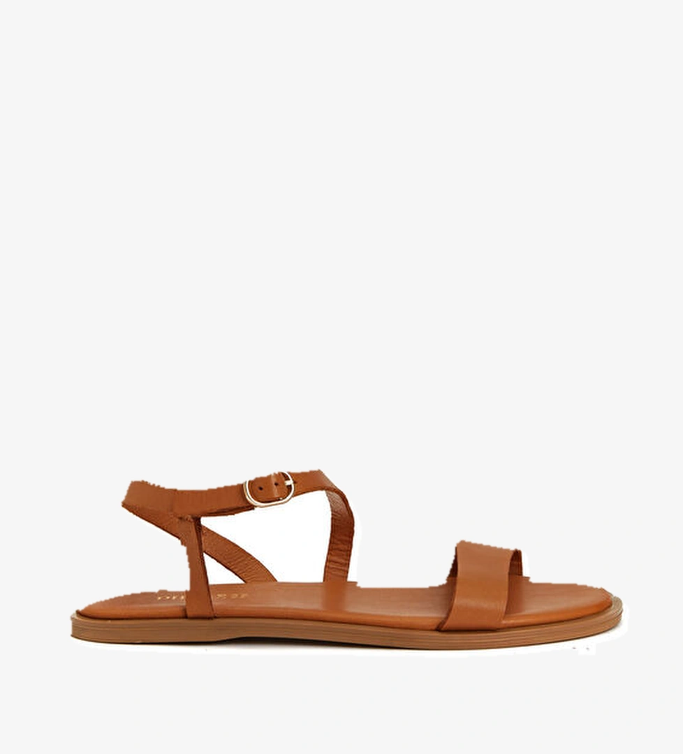 Divarese Divarese Taba Kadın Deri Sandalet Beymen'de! Taba - 1. görsel