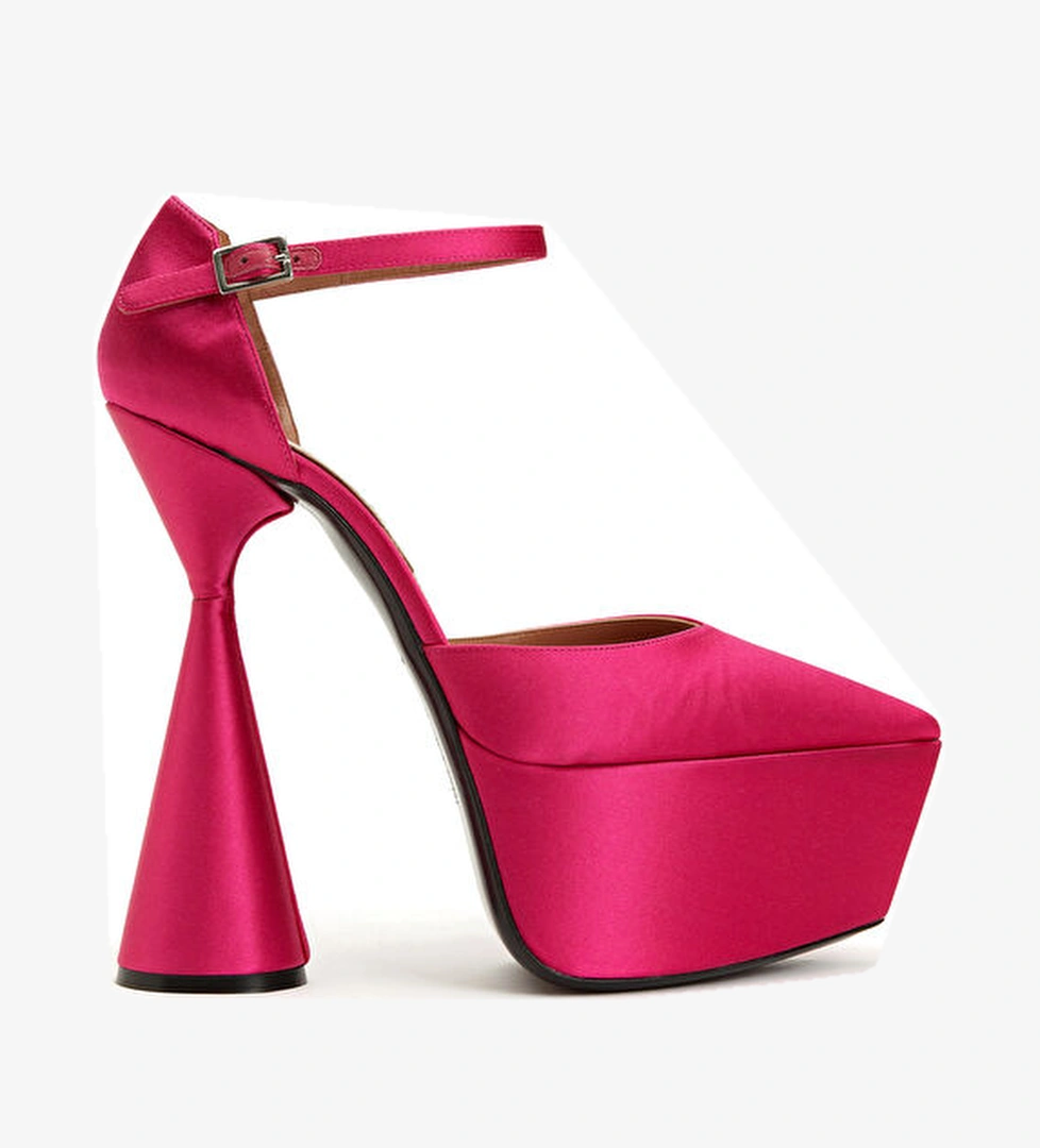 D'accori Reign Fuşya Topuklu Ayakkabı model görseli