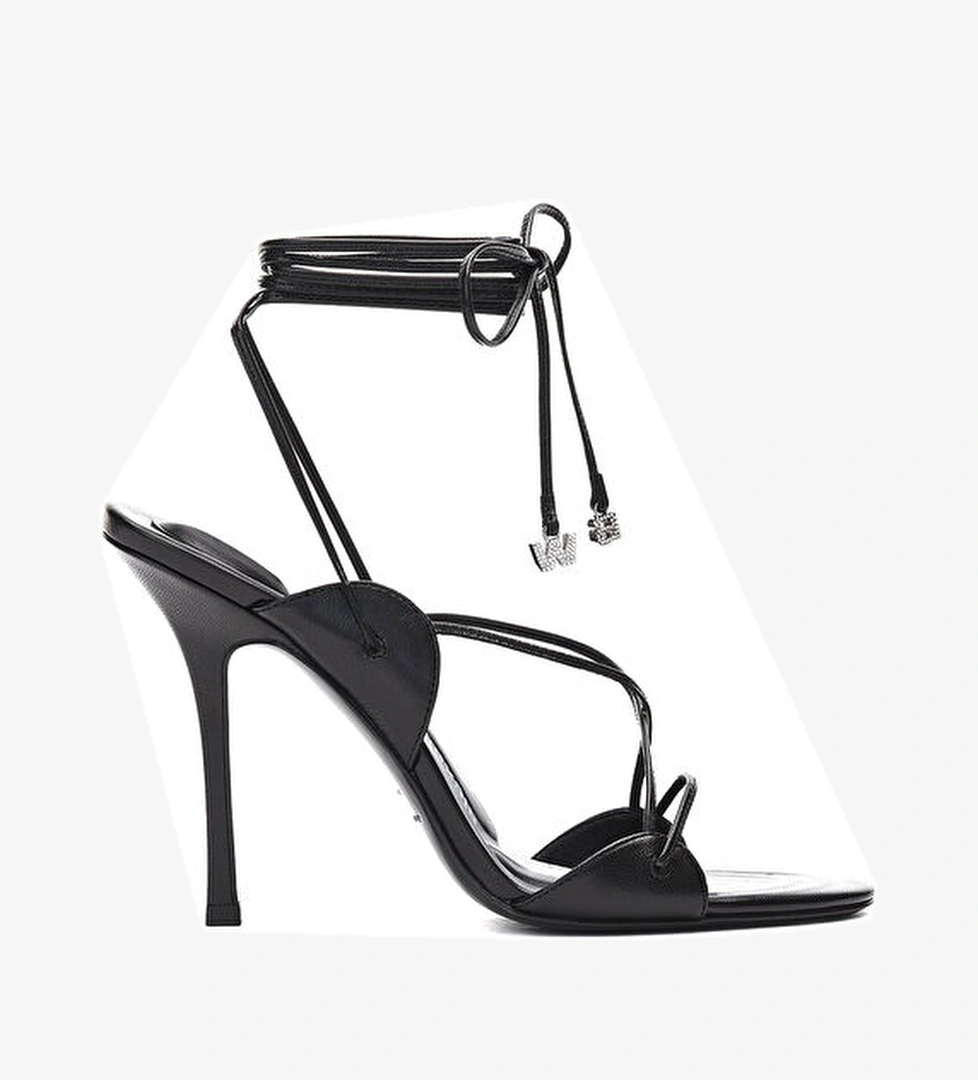 Alexander Wang Lucienne Siyah Kadın Deri Sandalet model görseli