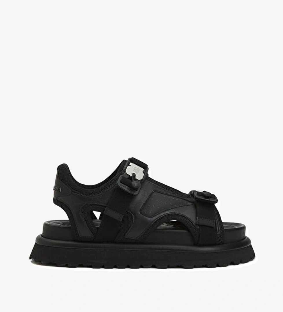 Dolce&gabbana Siyah Logo Detaylı Erkek Sandalet model görseli