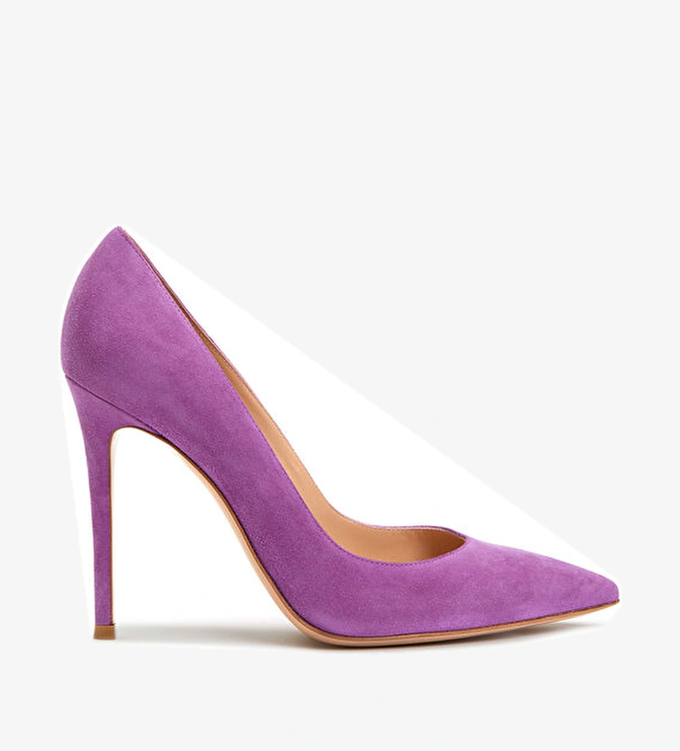 Gianvito Mor Süet Stiletto - Görsel 1
