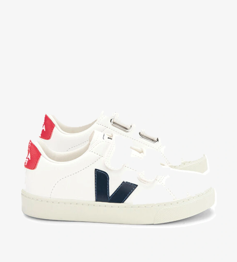 Veja Beyaz Logo Detaylı Unisex Çocuk Deri Sneaker model görseli