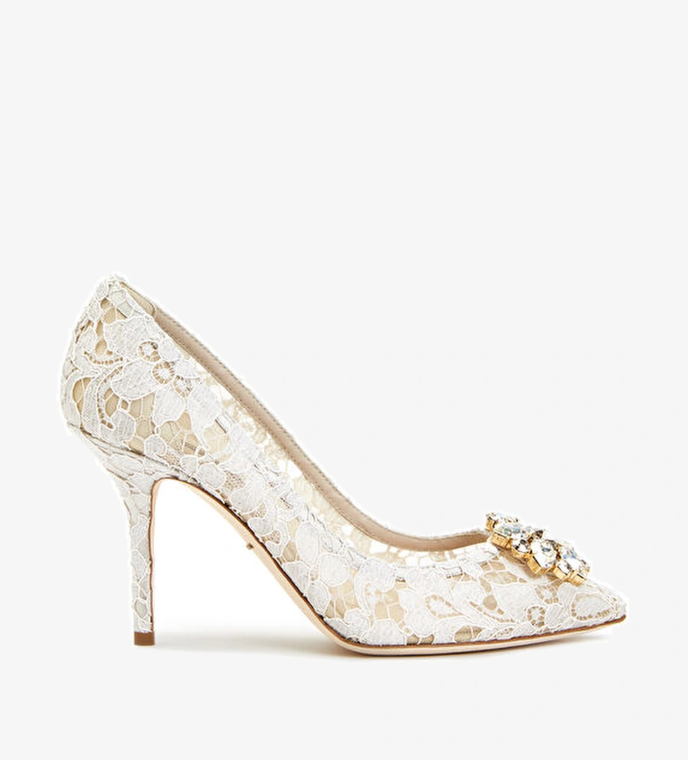 Dolce&gabbana Rainbow Kırık Beyaz Stiletto model görseli