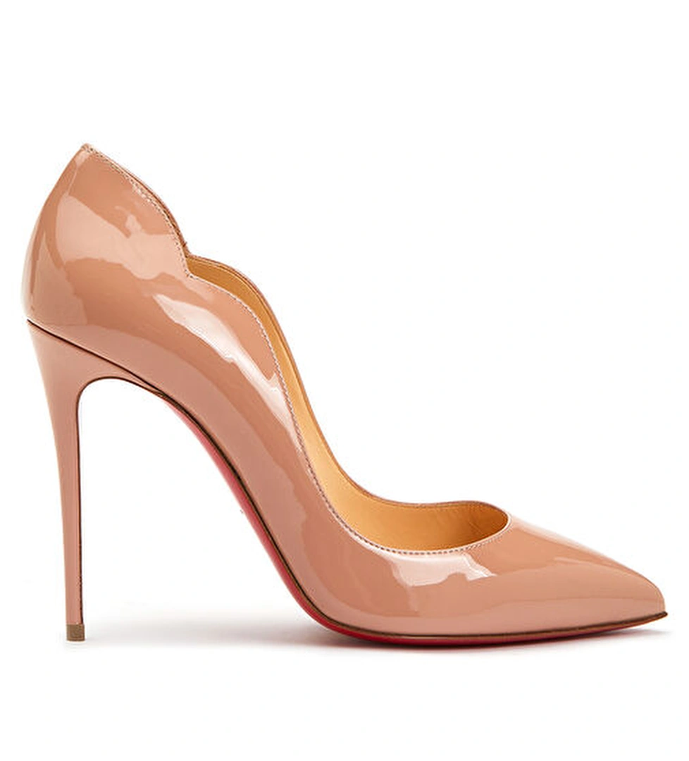 Christian Louboutin Nude Deri Stiletto model görseli