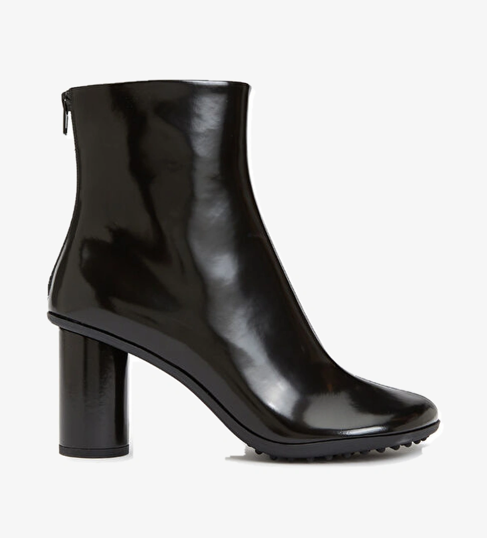 Bottega Veneta Siyah Kadın Deri Bot model görseli