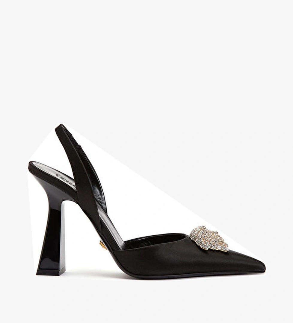 Versace Versace Siyah Medusa Detaylı Topuklu Ayakkabı Basketbol Ayakkabıları | Beymen Siyah - 1. görsel