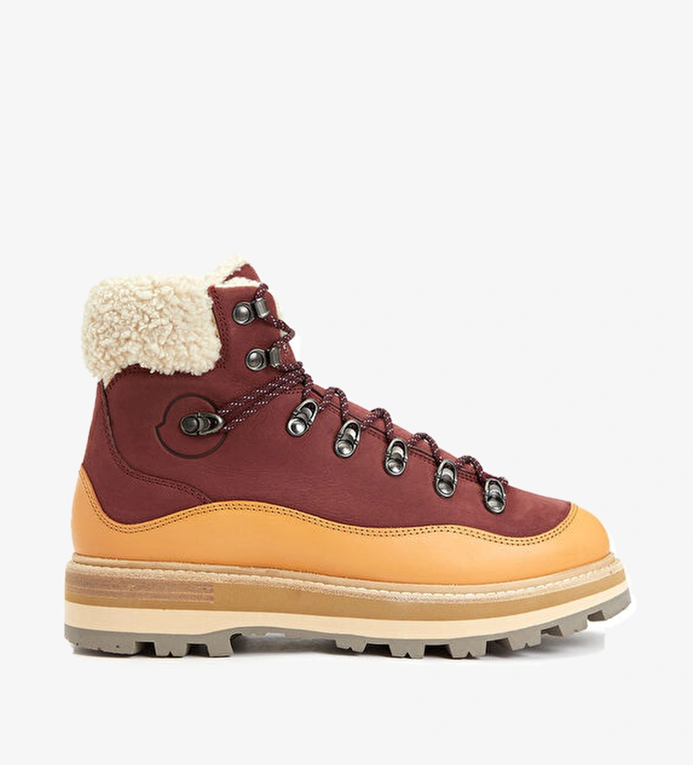 Moncler Kahverengi Kadın Deri Bot model görseli