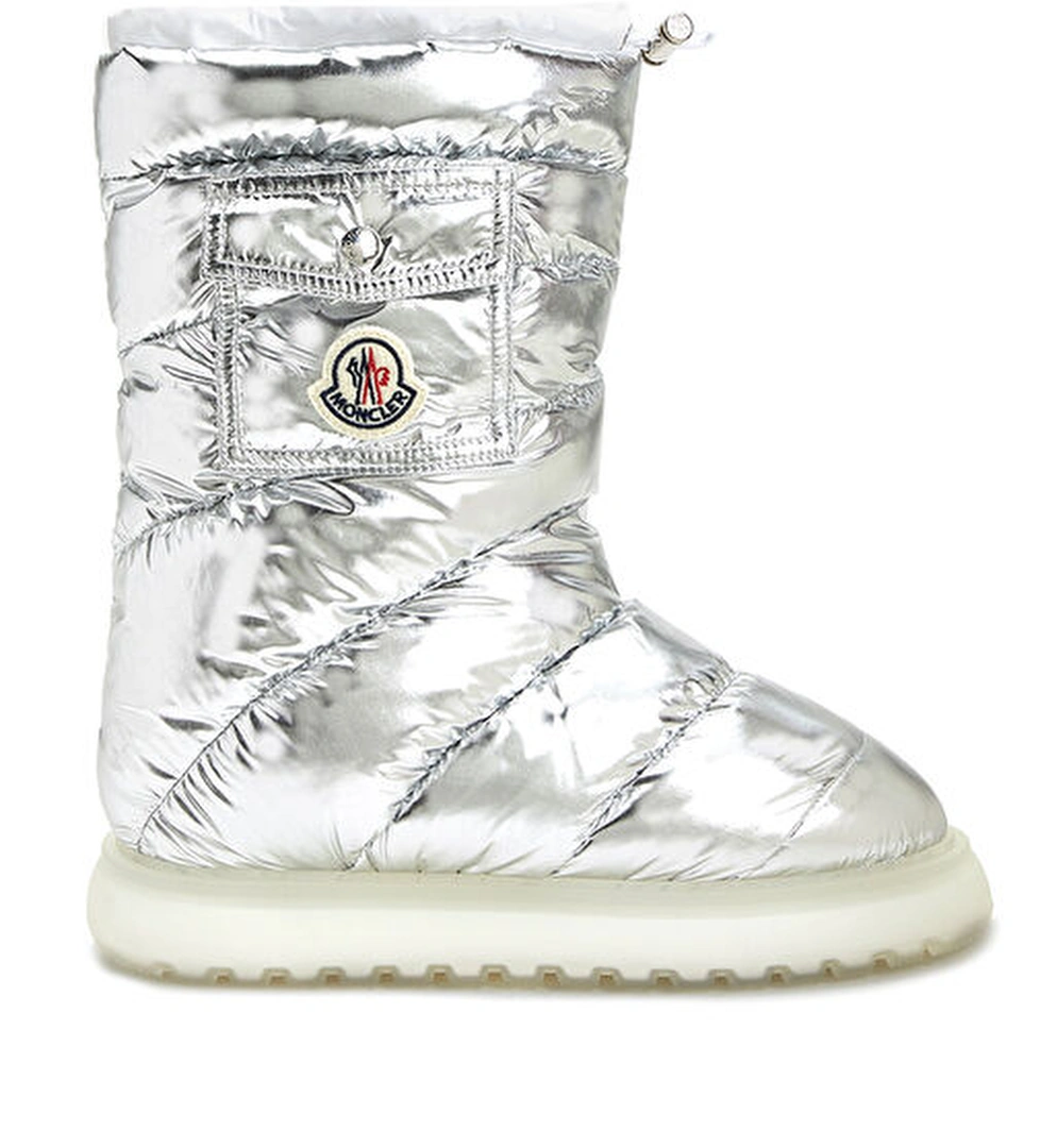 Moncler Silver Logolu Kadın Puff Kar Botu model görseli