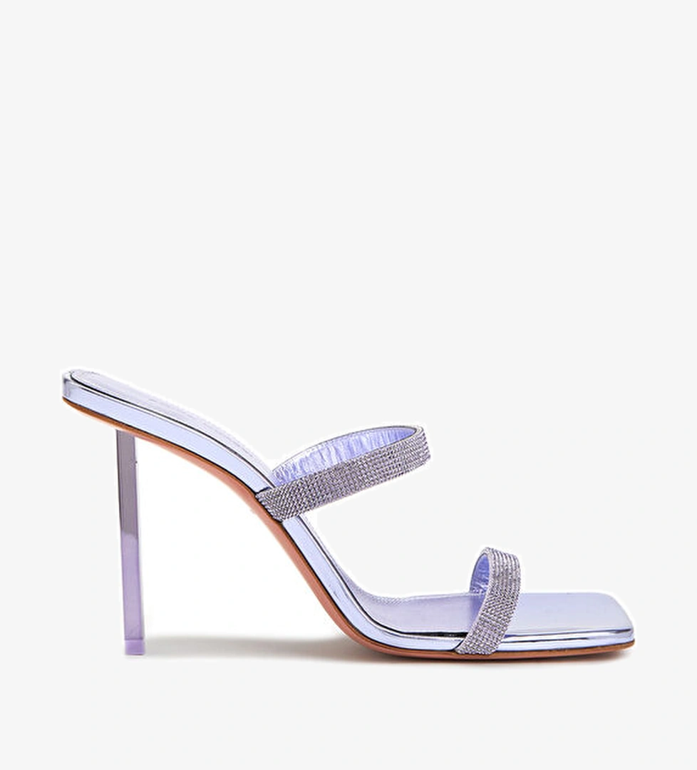 Rih Taşlı Kadın Deri Sandalet - Görsel 1