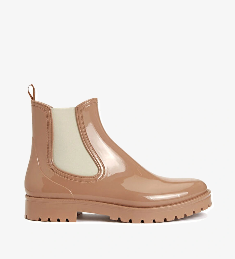 Pudra Rengi Kadın Yağmur Botu - Görsel 1