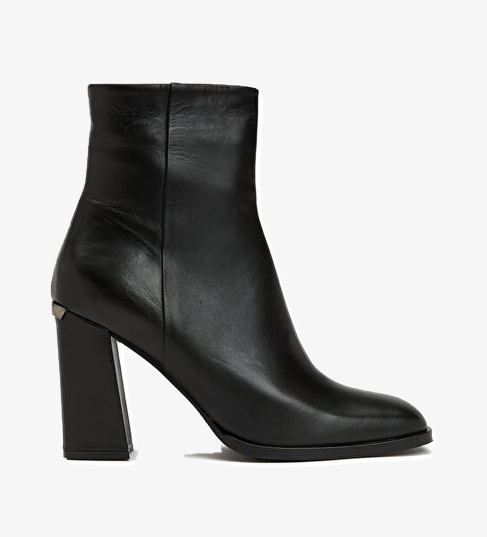 Divarese Divarese Siyah Kadın Deri Bot Beymen'de! Siyah - 1. görsel