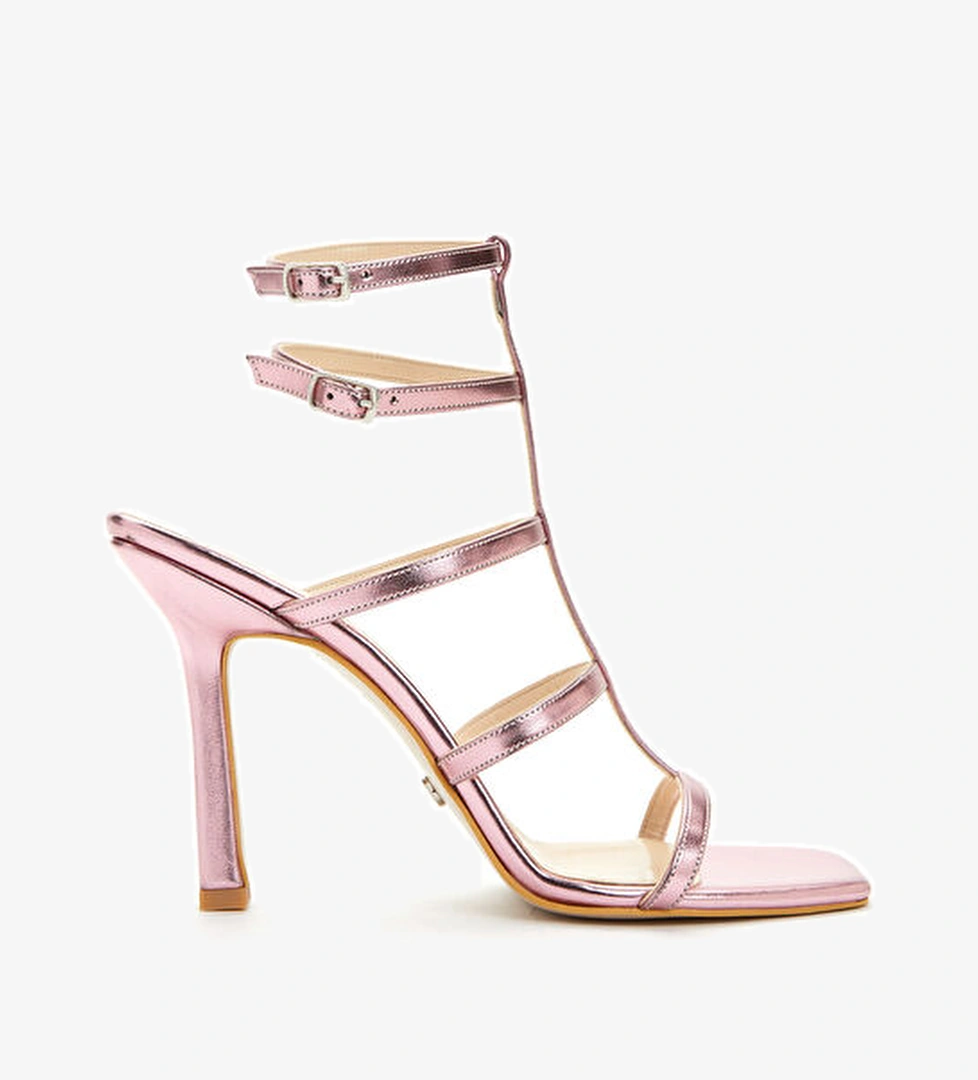 Divarese Pembe Bantlı Kadın Sandalet model görseli