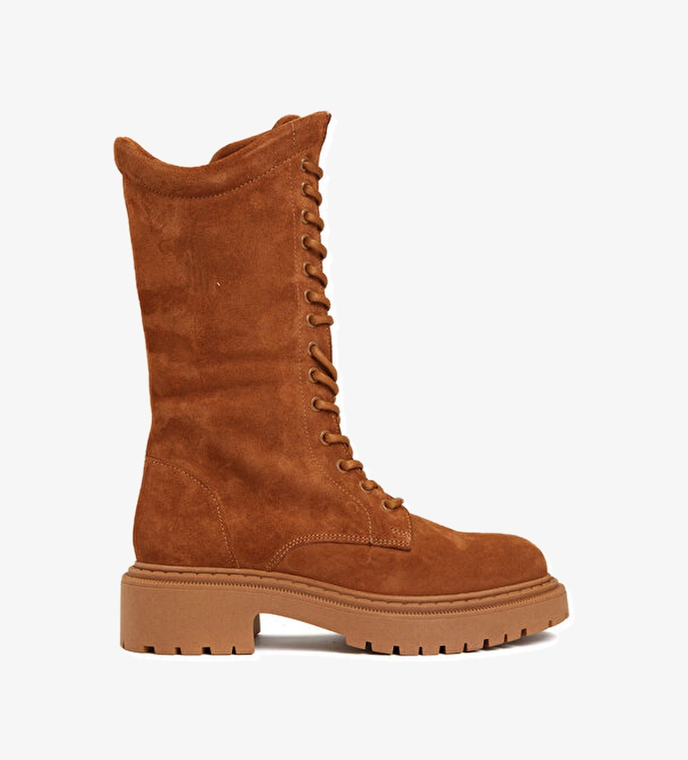 Divarese Taba Kadın Deri Çizme model görseli