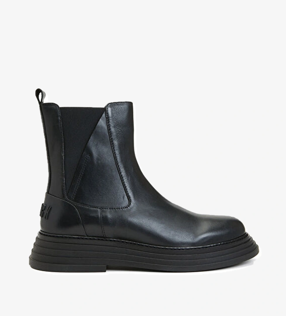 Divarese Divarese Siyah Kadın Deri Bot | Beymen Siyah - 1. görsel