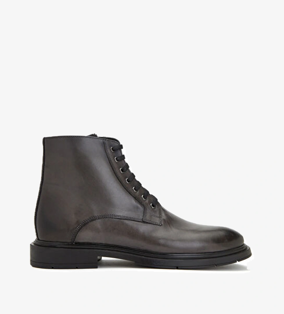 Divarese Antrasit Erkek Deri Bot model görseli