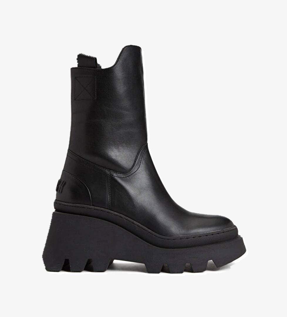 Divarese Divarese Siyah Kadın Deri Bot | Beymen Siyah - 1. görsel