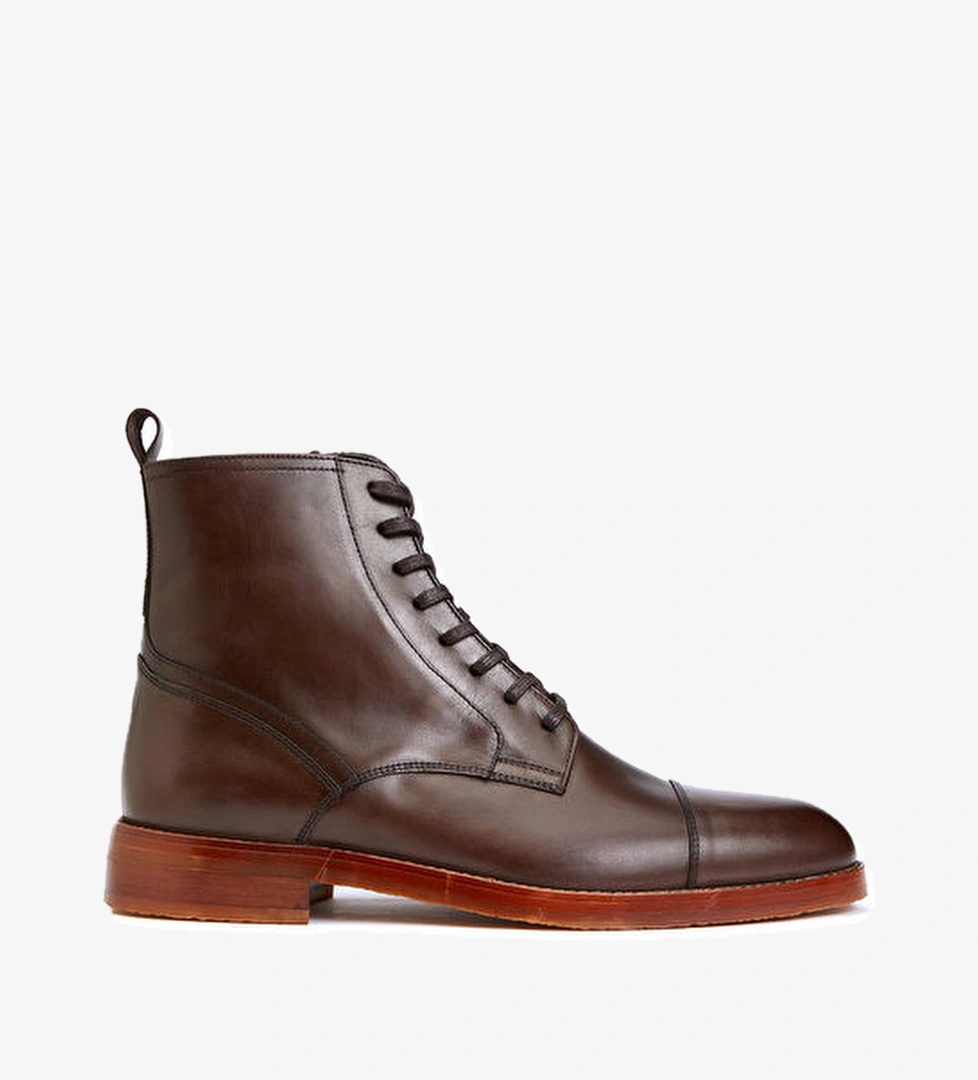 George Hogg Kahverengi Erkek Deri Bot model görseli