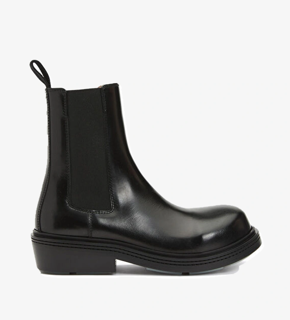 Bottega Veneta Siyah Kadın Deri Bot model görseli