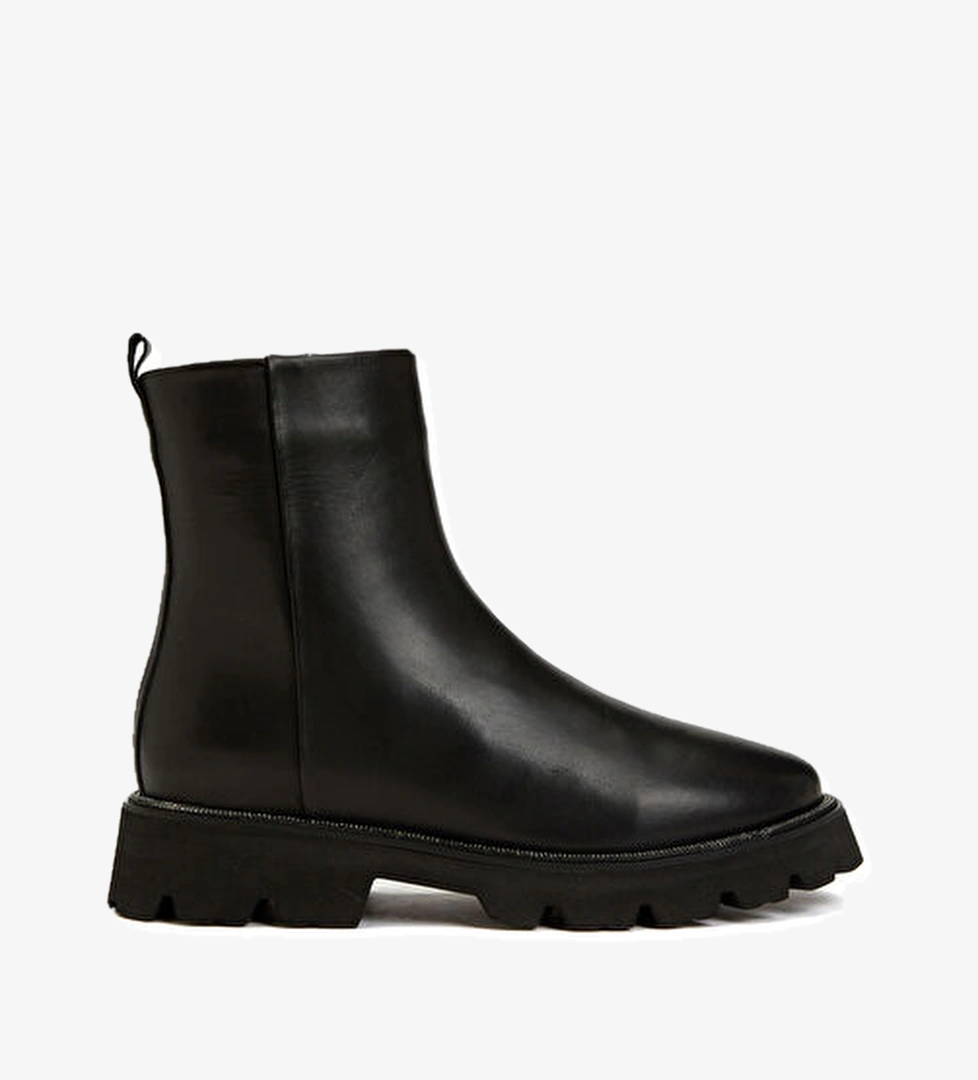 Network Network Siyah Kadın Deri Bot | Beymen Siyah - 1. görsel