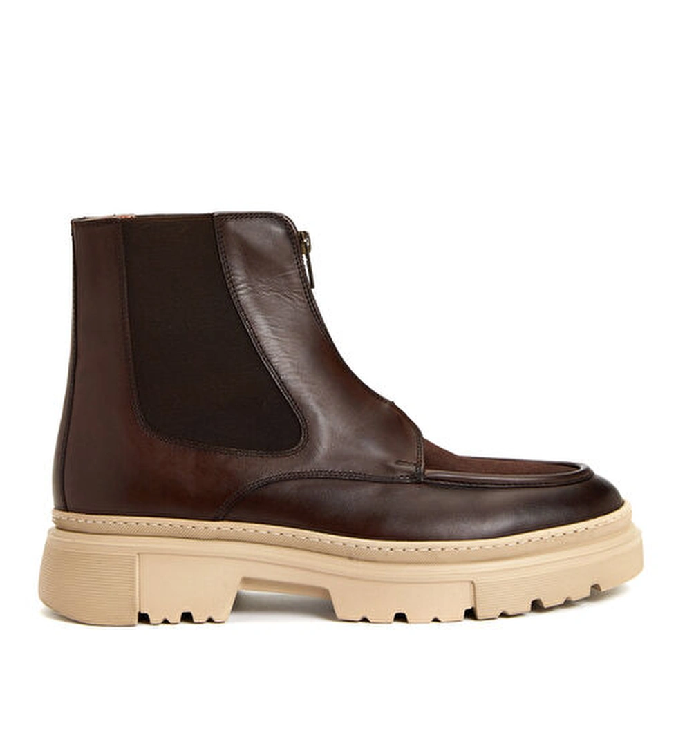 Network Kahverengi Erkek Deri Bot model görseli