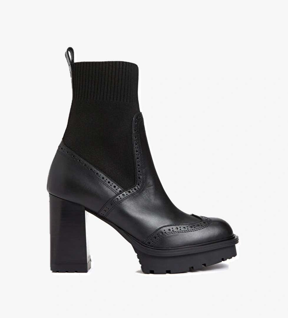 Network Siyah Kadın Deri Bot model görseli