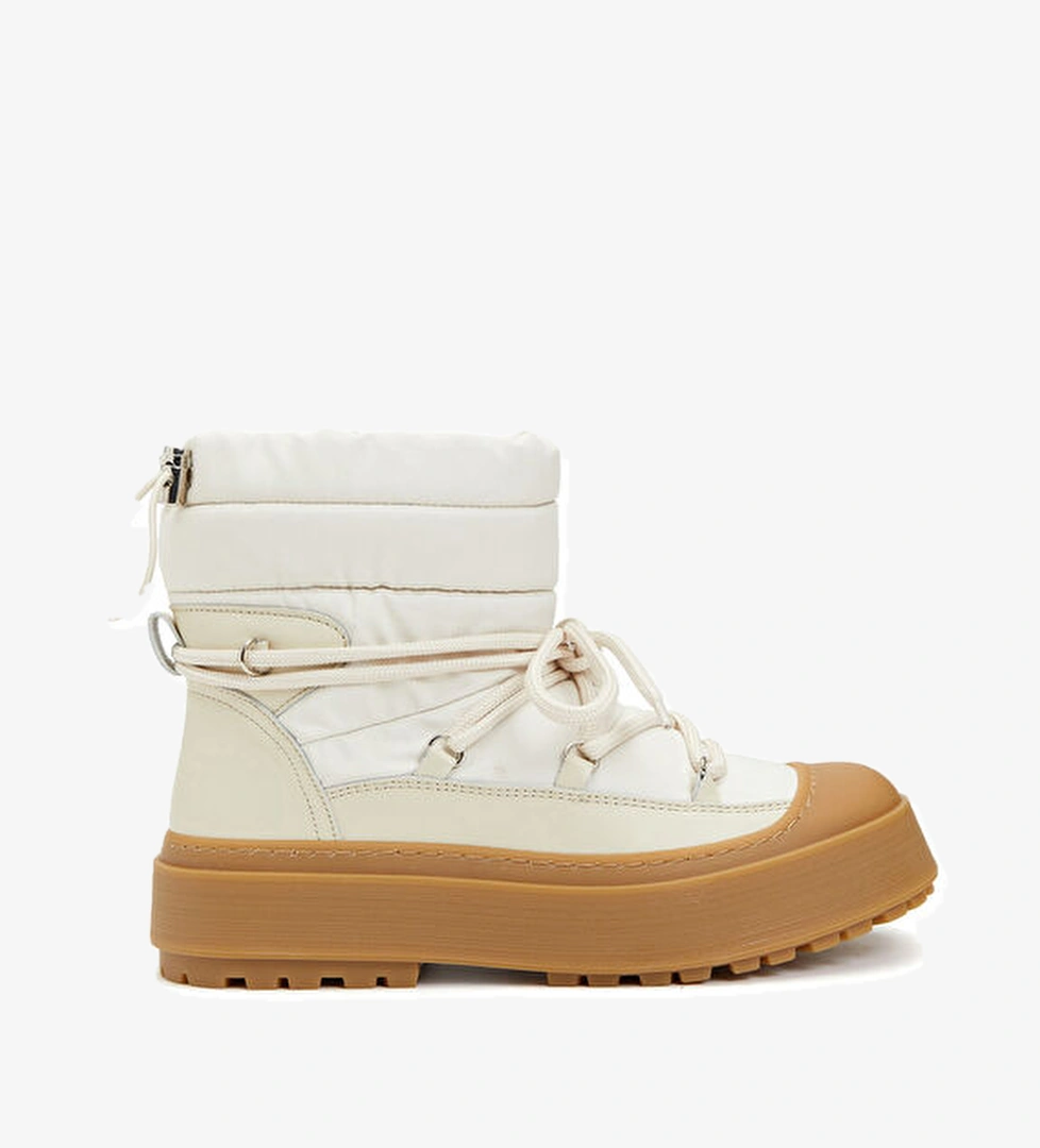 Network Network Açik Bej Açık Bej Kadın Deri Bot Beymen'de! Açik Bej - 1. görsel