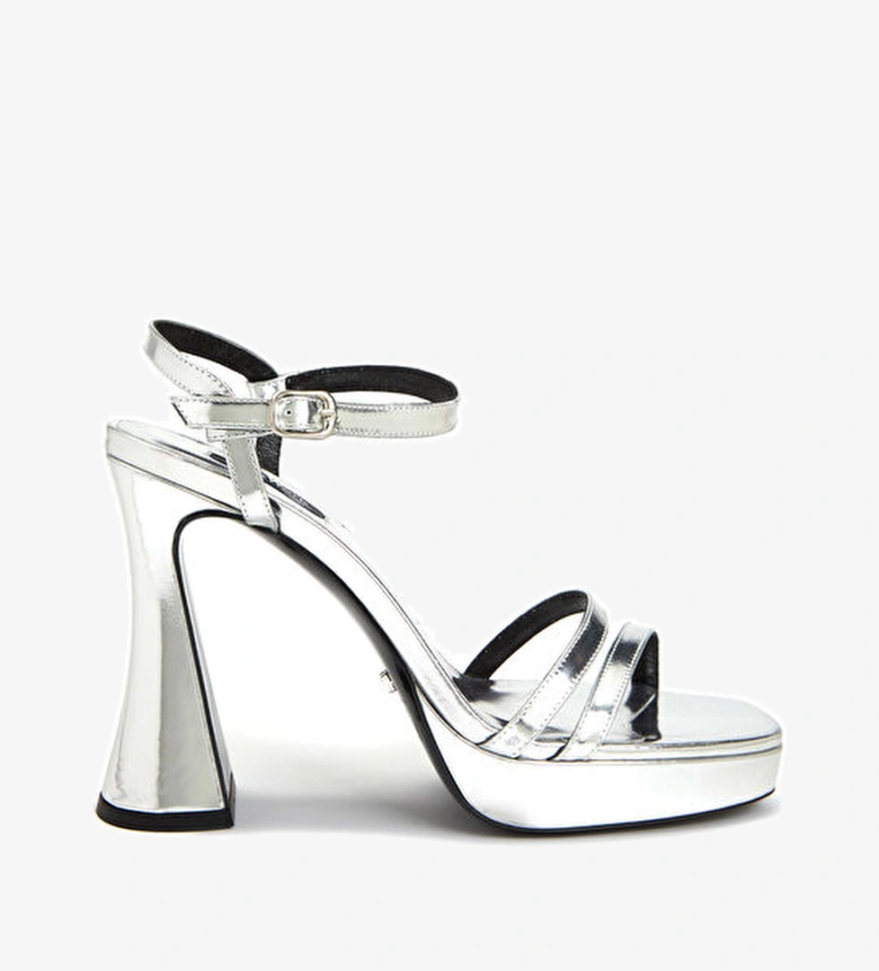 Network Network Gümüş Silver Kadın Deri Sandalet Beymen'de! Gümüş - 1. görsel