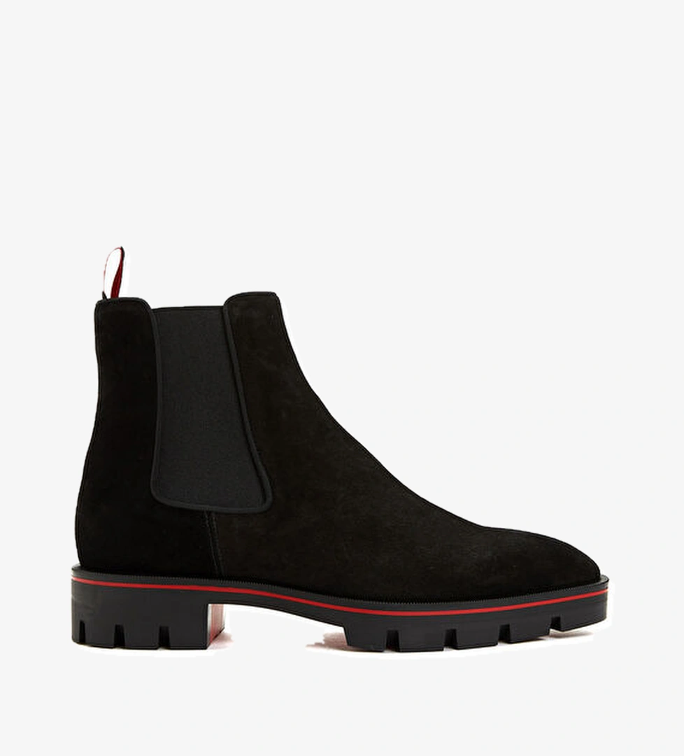 Christian Louboutin Siyah Erkek Deri Bot model görseli
