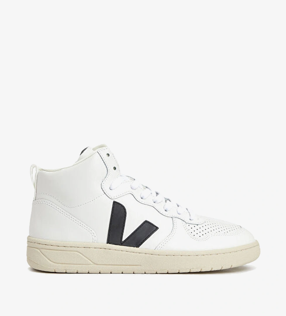 V 15 Beyaz Kadın Deri Sneaker