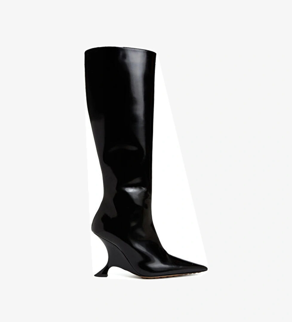 Bottega Veneta Rocket Siyah Kadın Deri Çizme model görseli