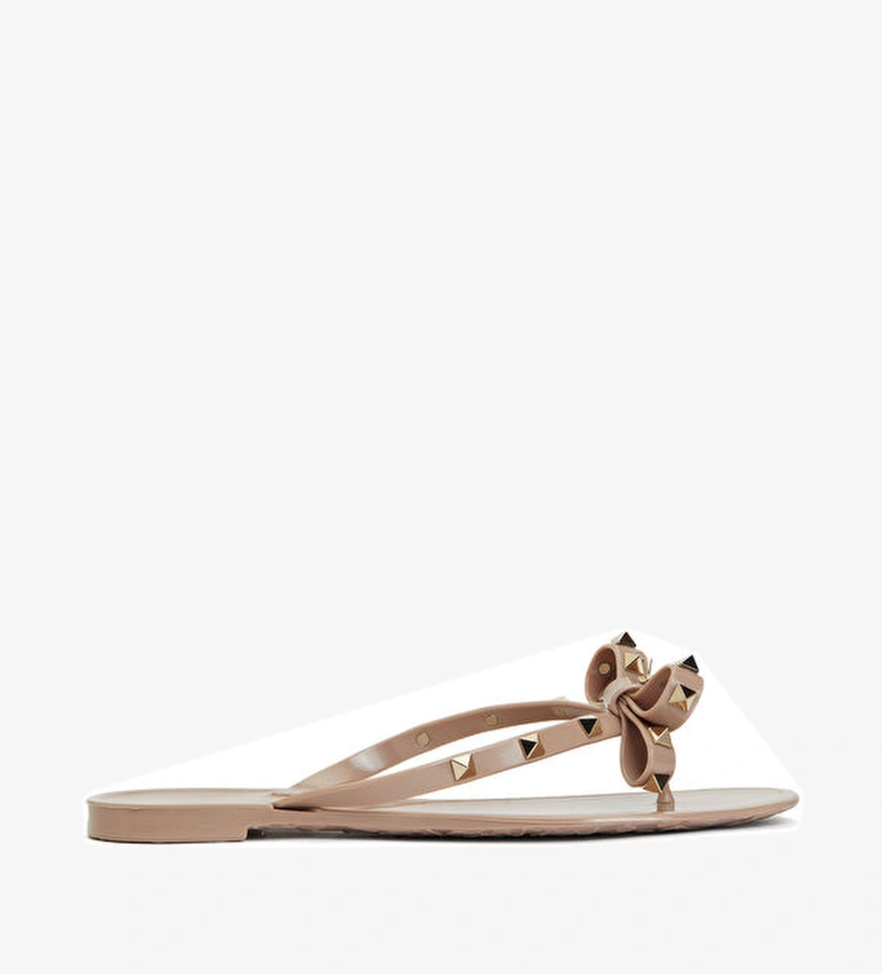 Valentino Garavani Rockstud Pudra Kadın Terlik model görseli