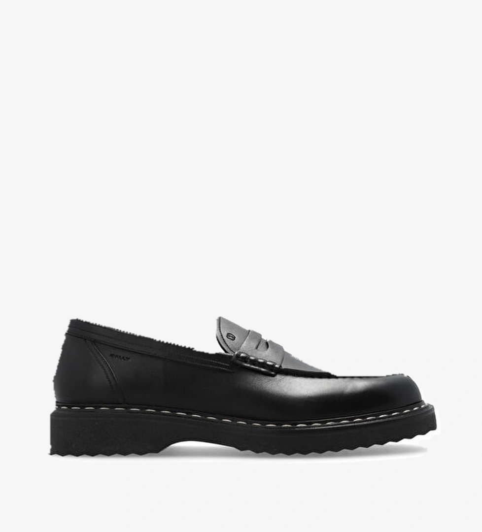 Bally Siyah Erkek Deri Loafer model görseli