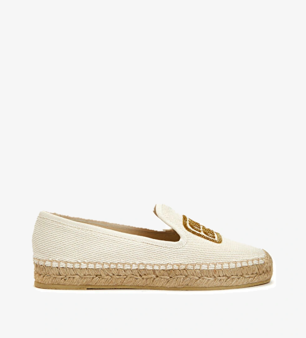 Beyaz Kadın Espadril - Görsel 1