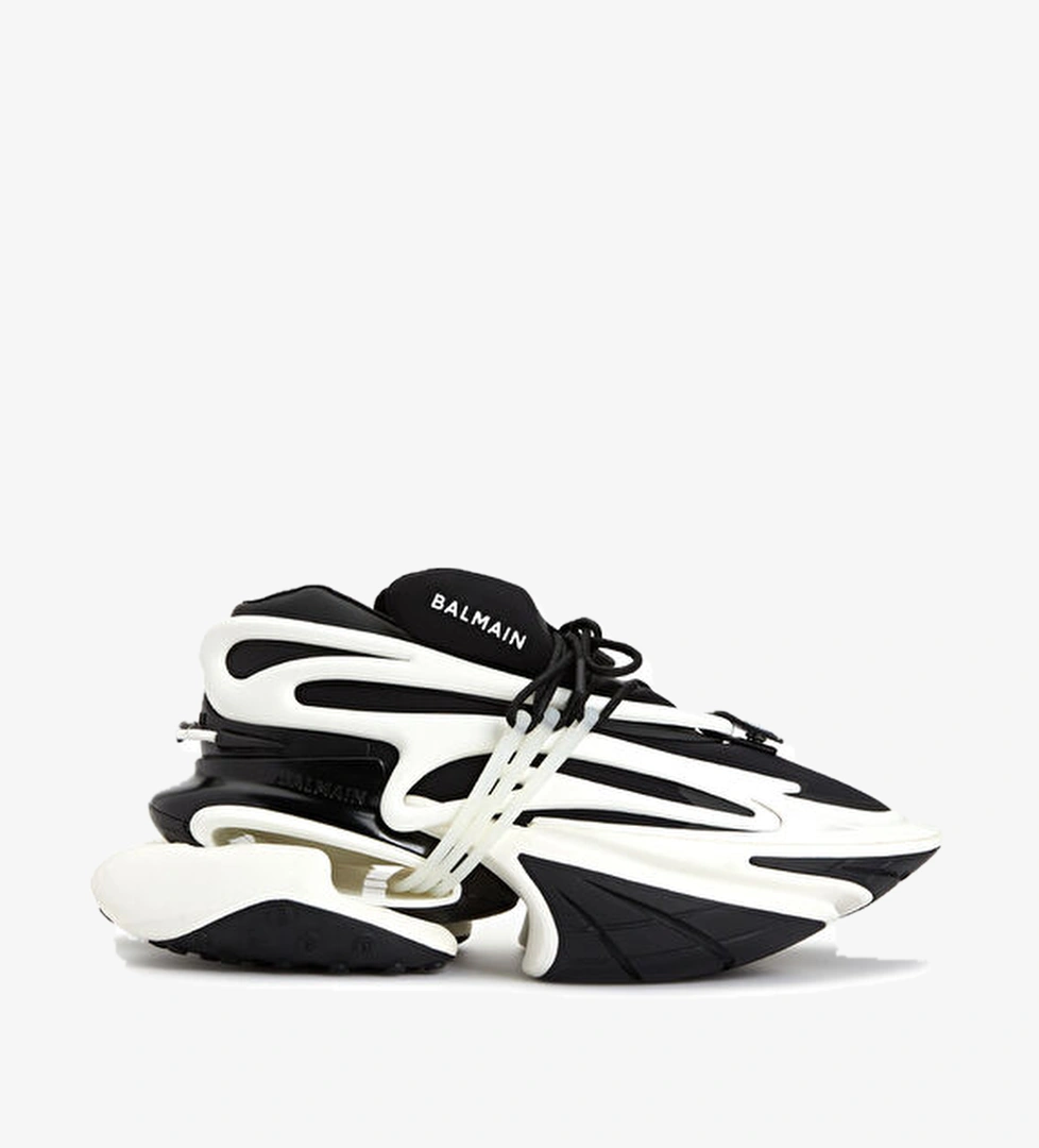 Balmain Unicorn Siyah Beyaz Erkek Sneaker model görseli
