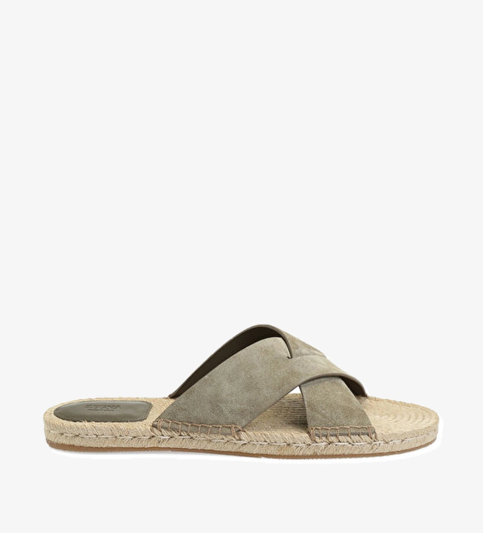 Zegna Yeşil Erkek Deri Sandalet model görseli